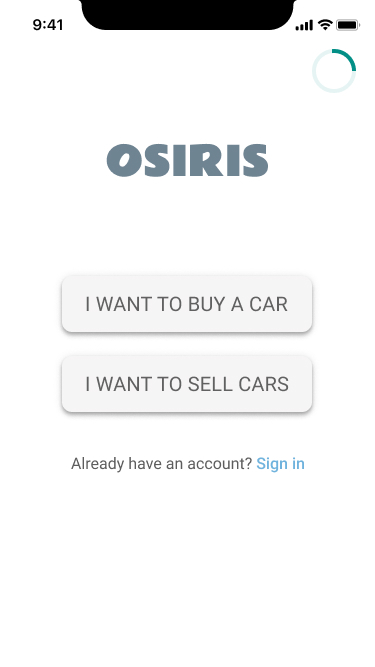 Car-Buying App Registration