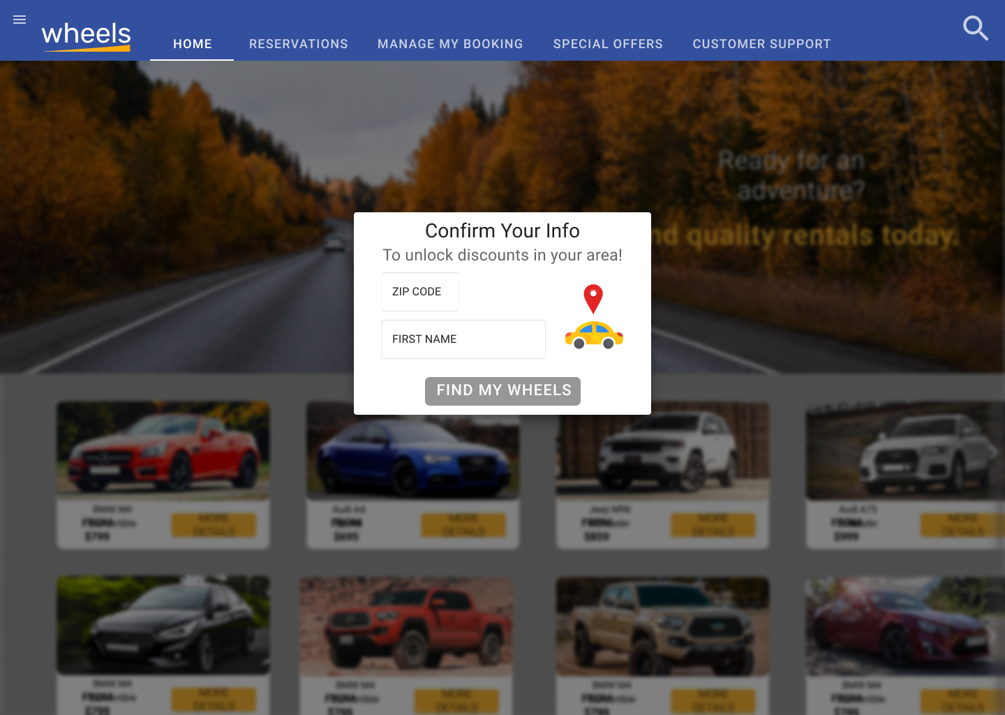 Information Needed Message